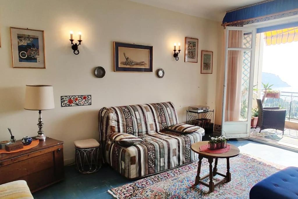 Vintage Flat On Villefranche Bay - Free Car Park Экстерьер фото
