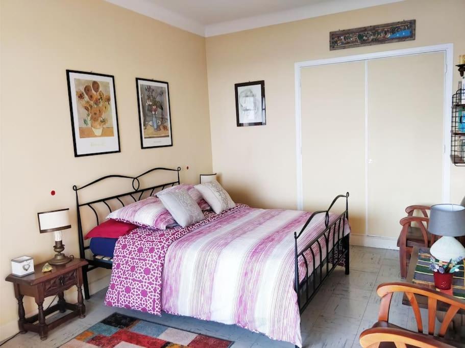 Vintage Flat On Villefranche Bay - Free Car Park Экстерьер фото