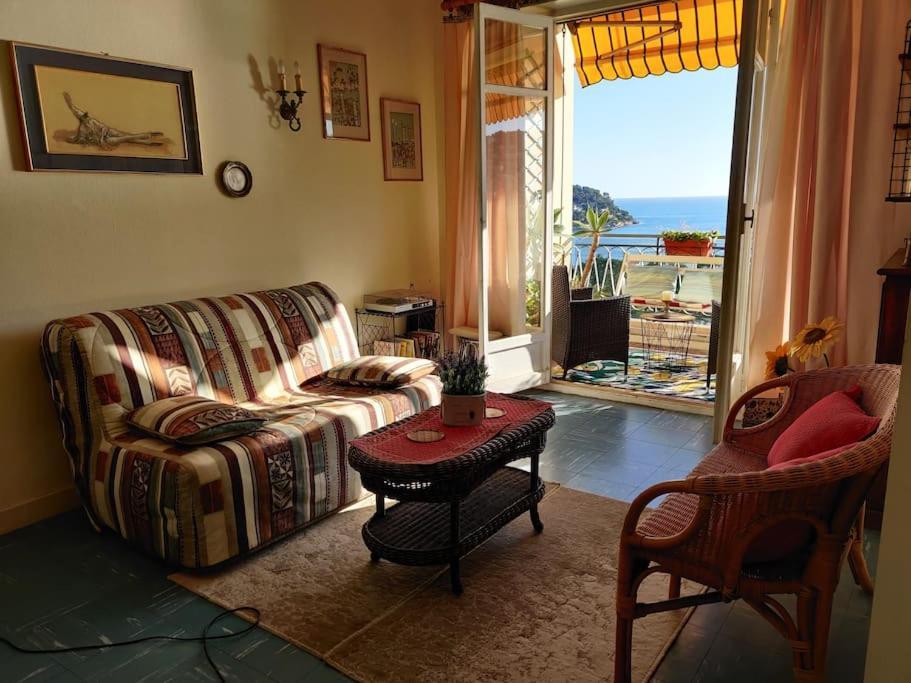 Vintage Flat On Villefranche Bay - Free Car Park Экстерьер фото