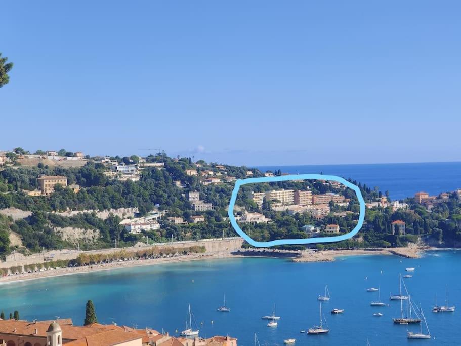 Vintage Flat On Villefranche Bay - Free Car Park Экстерьер фото